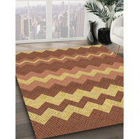 Patterned Orange Rug, pat1197org