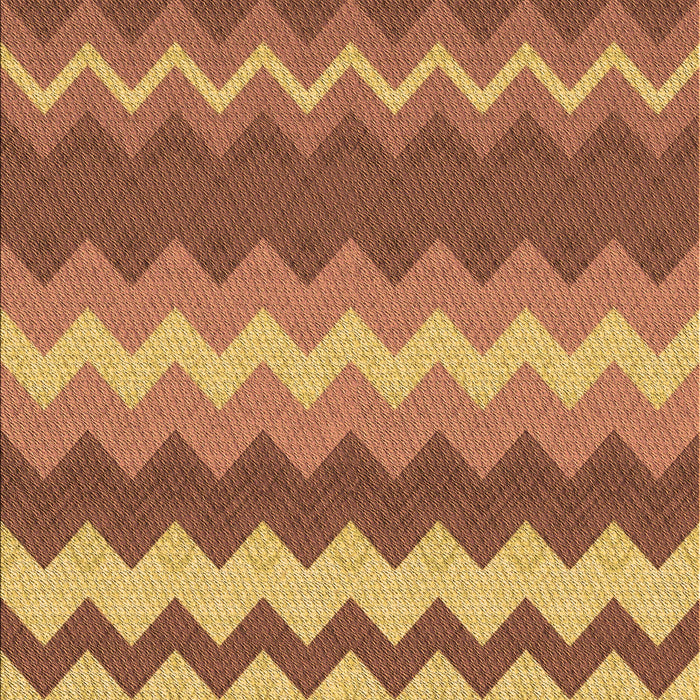 Patterned Orange Rug, pat1197org