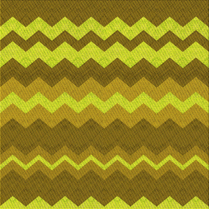 Round Patterned Golden Brown Yellow Rug, pat1197yw