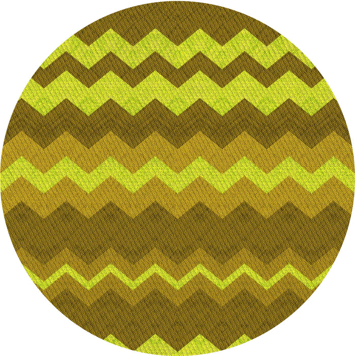 Square Patterned Golden Brown Yellow Rug, pat1197yw