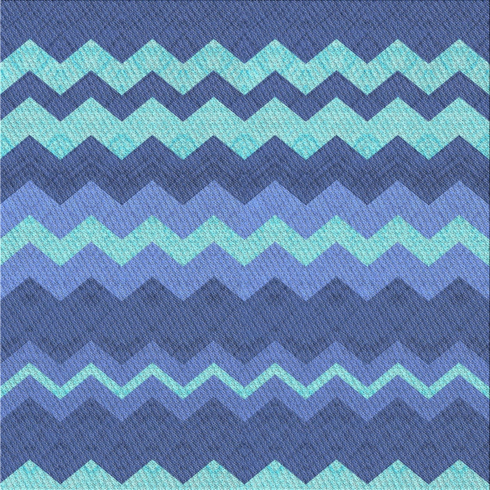 Sideview of Machine Washable Transitional Sapphire Blue Rug, wshpat1197