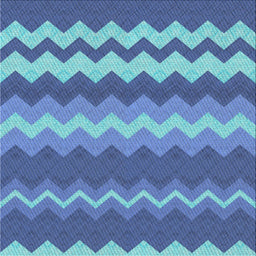 Square Patterned Sapphire Blue Novelty Rug, pat1197