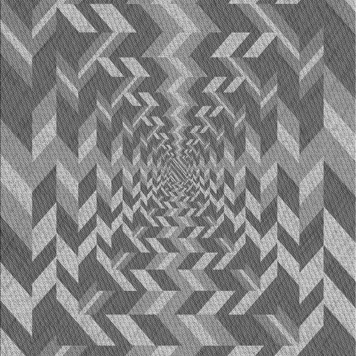 Machine Washable Transitional Carbon Gray Rug, wshpat1198gry