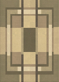 Machine Washable Transitional Brown Rug, wshpat1199brn