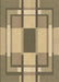 Machine Washable Transitional Brown Rug, wshpat1199brn