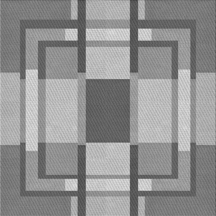 Round Patterned Cloud Gray Rug, pat1199gry