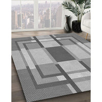 Patterned Cloud Gray Rug, pat1199gry