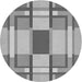 Square Patterned Cloud Gray Rug, pat1199gry