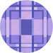 Square Machine Washable Transitional Bright Lilac Purple Rug in a Living Room, wshpat1199pur