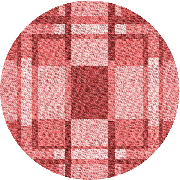 Square Machine Washable Transitional Ruby Red Rug in a Living Room, wshpat1199rd