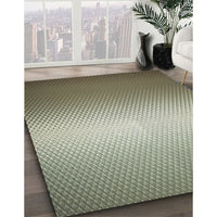 Patterned Antique Bronze Green Novelty Rug, pat11