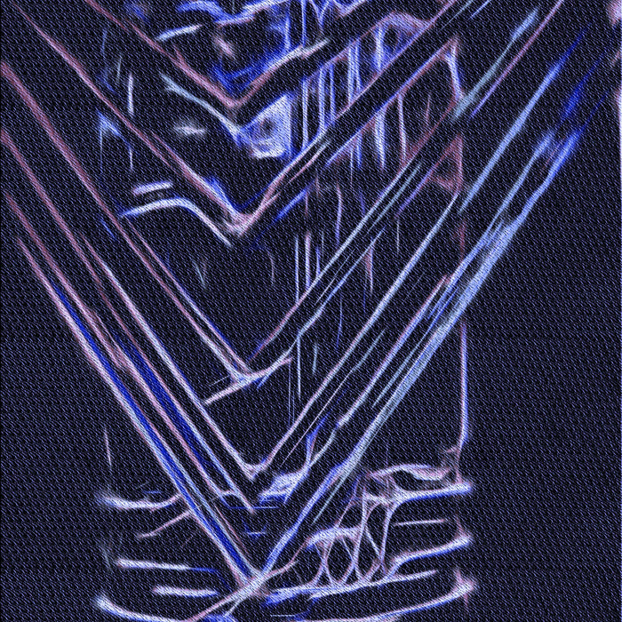 Machine Washable Transitional Deep Periwinkle Purple Rug, wshpat12blu