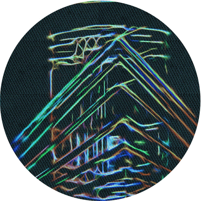 Square Machine Washable Transitional Black Rug in a Living Room, wshpat12lblu