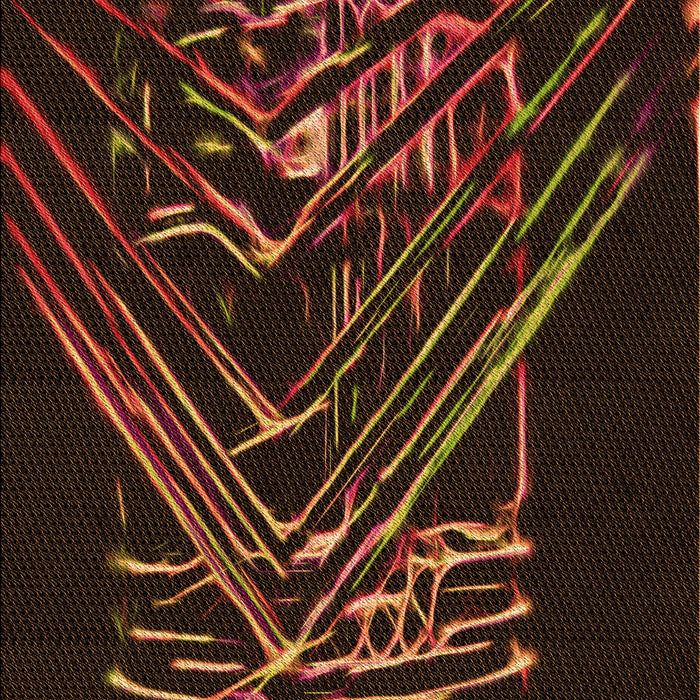 Patterned Saddle Brown Rug, pat12org