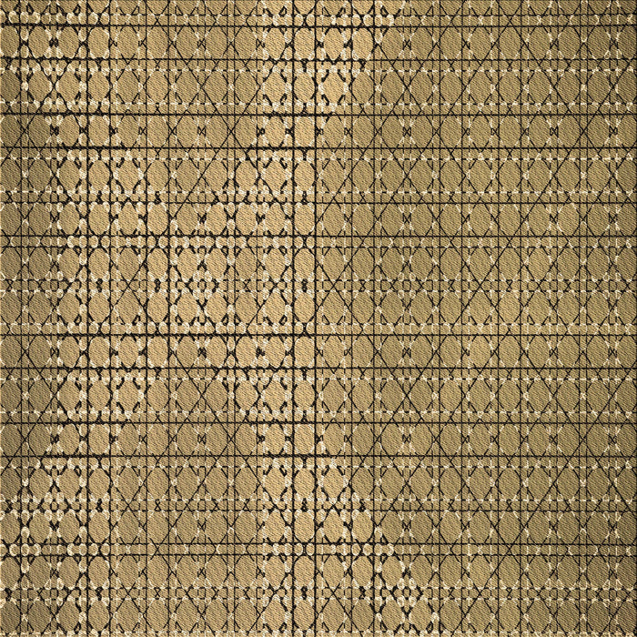 Round Patterned Red Brown Rug, pat120brn