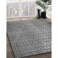 Patterned Cloud Gray Rug, pat120gry