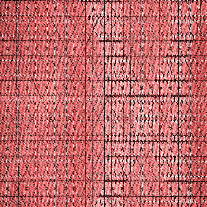Patterned Red Rug, pat120rd