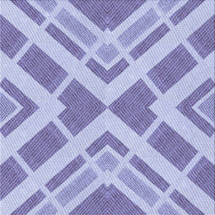 Round Patterned Light Purple Rug, pat1200blu