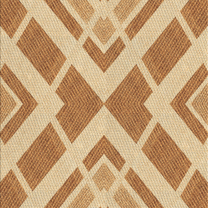 Machine Washable Transitional Yellow Rug, wshpat1200brn