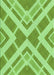 Patterned Dark Lime Green Rug, pat1200grn