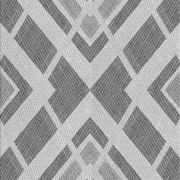 Patterned Platinum Silver Gray Rug, pat1200gry