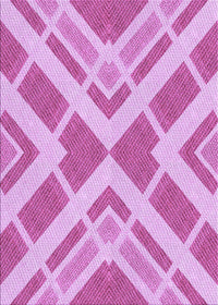 Machine Washable Transitional Neon Pink Rug, wshpat1200pur