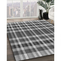 Patterned Dark Gray Rug, pat1201gry