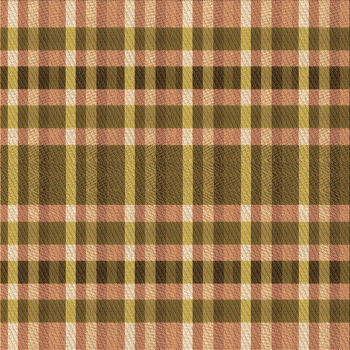 Round Patterned Saddle Brown Rug, pat1201org