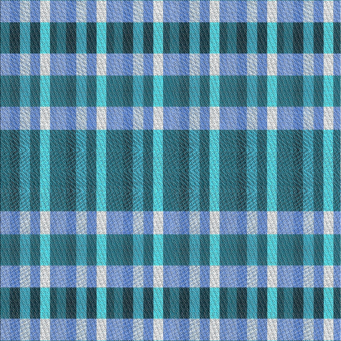 Patterned Blue Novelty Rug, pat1201