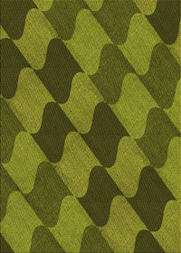 Machine Washable Transitional Pistachio Green Rug, wshpat1202org