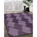 Machine Washable Transitional Plum Purple Rug in a Family Room, wshpat1202pur