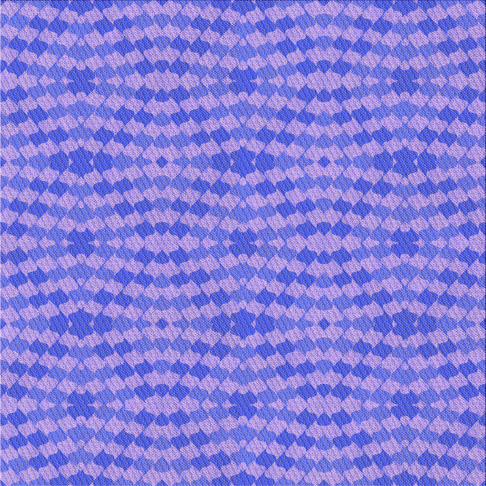 Round Patterned Purple Mimosa Purple Rug, pat1203pur