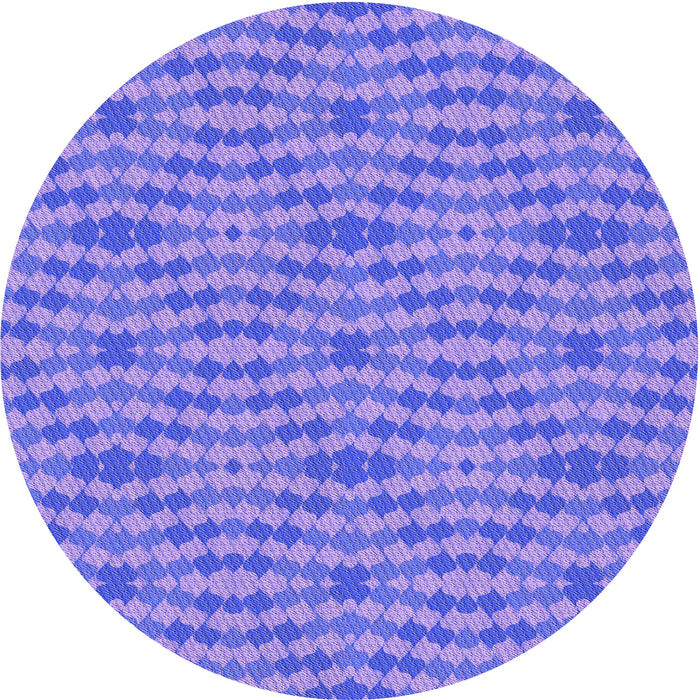 Square Patterned Purple Mimosa Purple Rug, pat1203pur