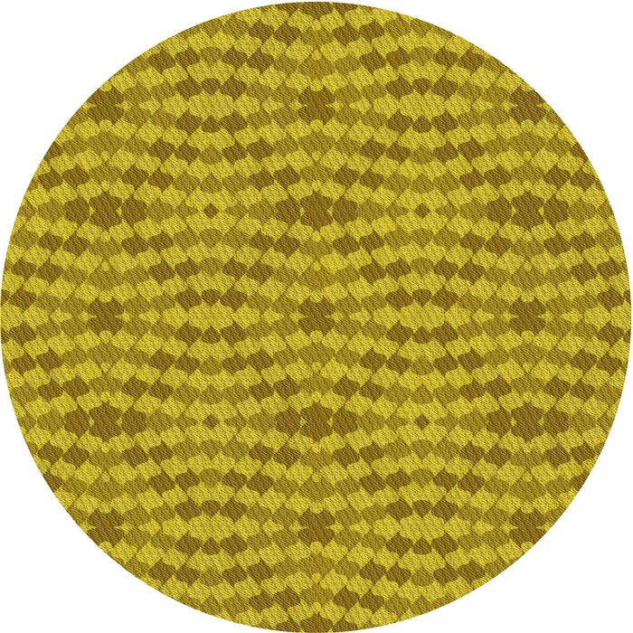 Square Patterned Dark Bisque Brown Rug, pat1203yw