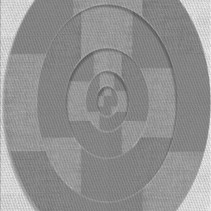 Machine Washable Transitional Platinum Gray Rug, wshpat1204gry