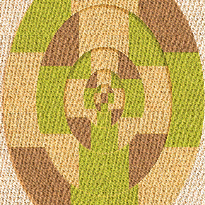 Machine Washable Transitional Caramel Brown Rug, wshpat1204org