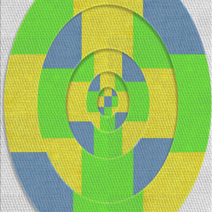 Machine Washable Transitional Green Rug, wshpat1204