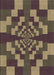 Patterned Burgundy Brown Rug, pat1205brn