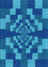 Patterned Blueberry Blue Rug, pat1205lblu