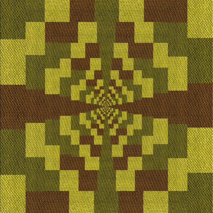 Patterned Brown Rug, pat1205yw