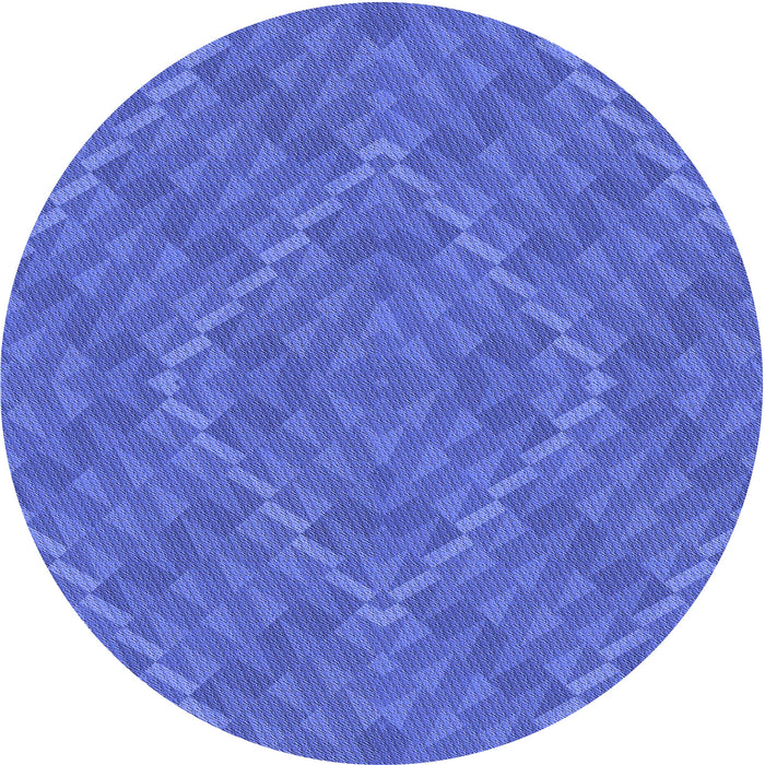 Square Patterned Sky Blue Rug, pat1206blu