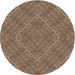 Square Machine Washable Transitional Sepia Brown Rug in a Living Room, wshpat1206brn