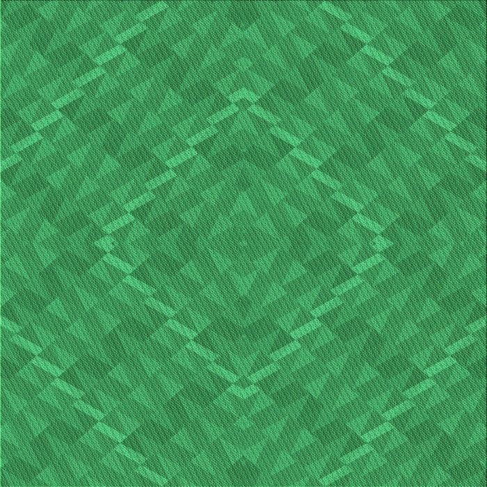 Round Patterned Neon Green Rug, pat1206grn