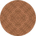 Square Machine Washable Transitional Mahogany Brown Rug in a Living Room, wshpat1206org