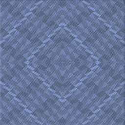 Square Patterned Blue Novelty Rug, pat1206