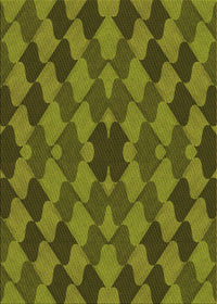 Machine Washable Transitional Dark Yellow Green Rug, wshpat1207org