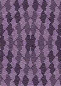 Machine Washable Transitional Plum Purple Rug, wshpat1207pur