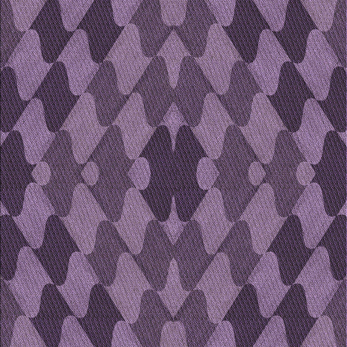 Patterned Plum Purple Rug, pat1207pur