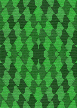 Machine Washable Transitional Neon Green Rug, wshpat1207