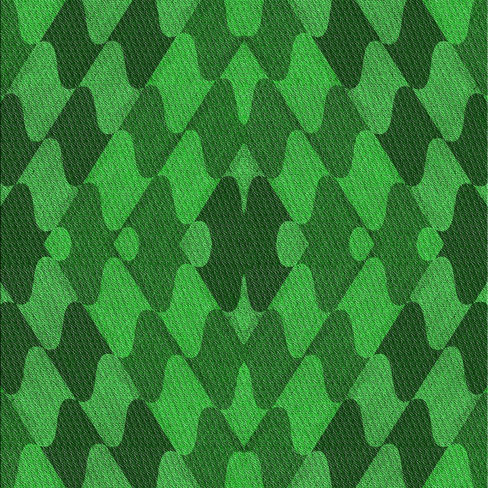 Machine Washable Transitional Neon Green Rug, wshpat1207